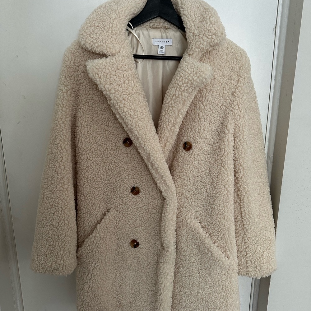 Topshop Teddy Bear Coat